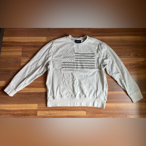 Lucky Brand 100% Cotton USA Flag Crewneck | men’s large - Picture 3 of 8